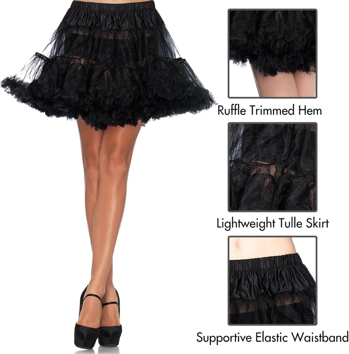 LEG AVENUE Damen *Best Basic* Kost me, Schwarz, Einheitsgrösse EU, Schwarz