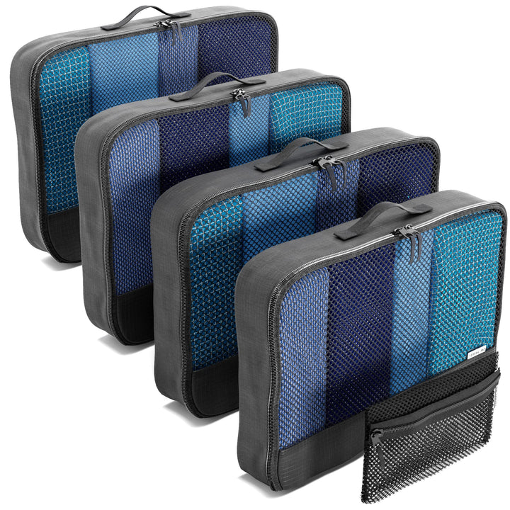 OW-Travel Einfach zu Organisierende Packtaschen für Koffer Large Kleiderlagerung mit Reisewürfeln ei