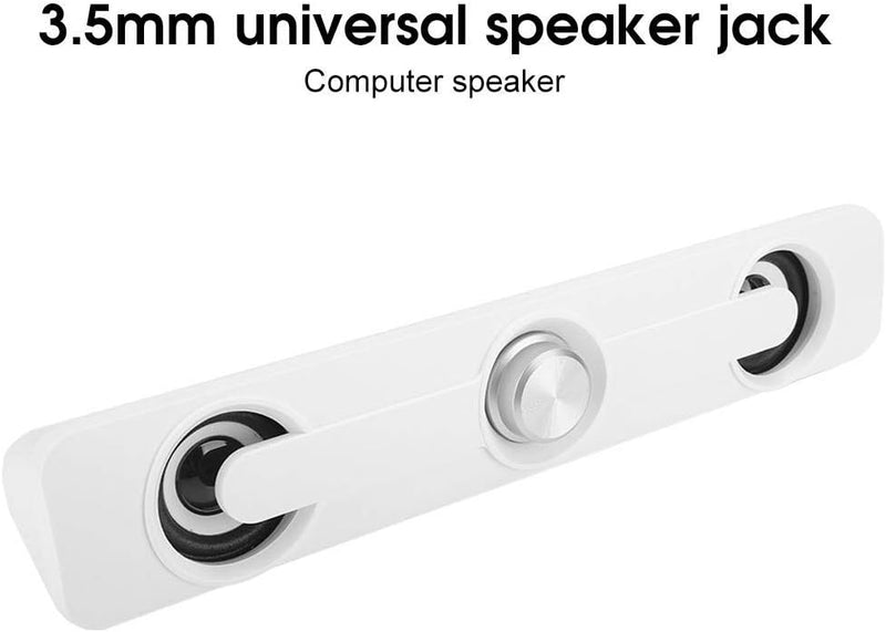 Computerlautsprecher, USB betriebene kleine PC Lautsprecher, 3,5 mm Universal Aux Multimedia Stereol