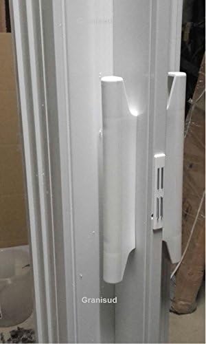 Granisud Falttür Schiebetür WEISS NEU mit Türgriff Höhe 214 cm Einbaubreite 82 cm H 214 x 82 cm Dopp