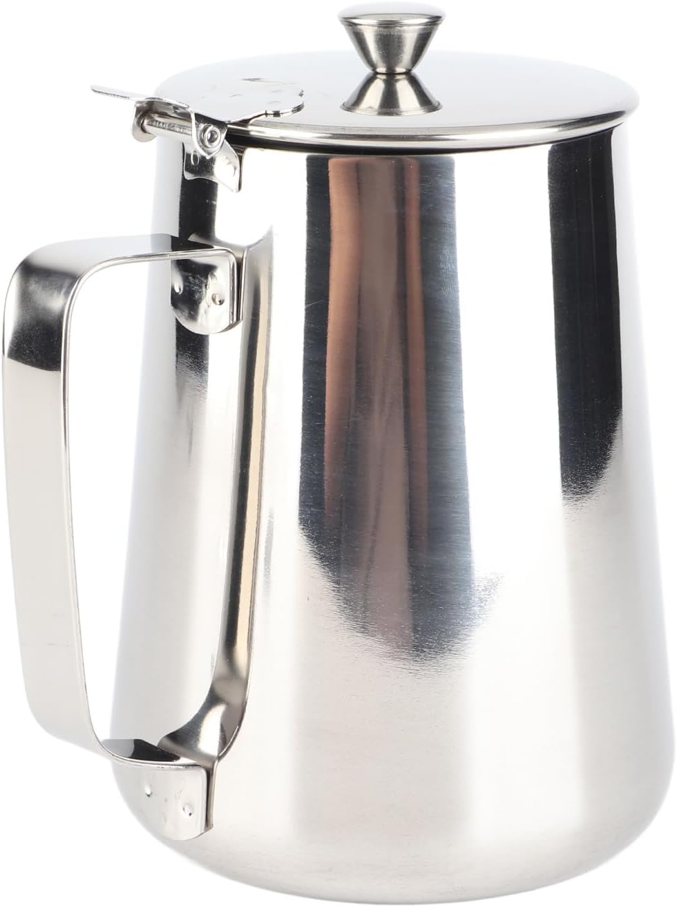 Milchkännchen mit Deckel, Milchkännchen, Milchschaumbecher, Schaumkrug, Milchkännchen, Edelstahl, Mi