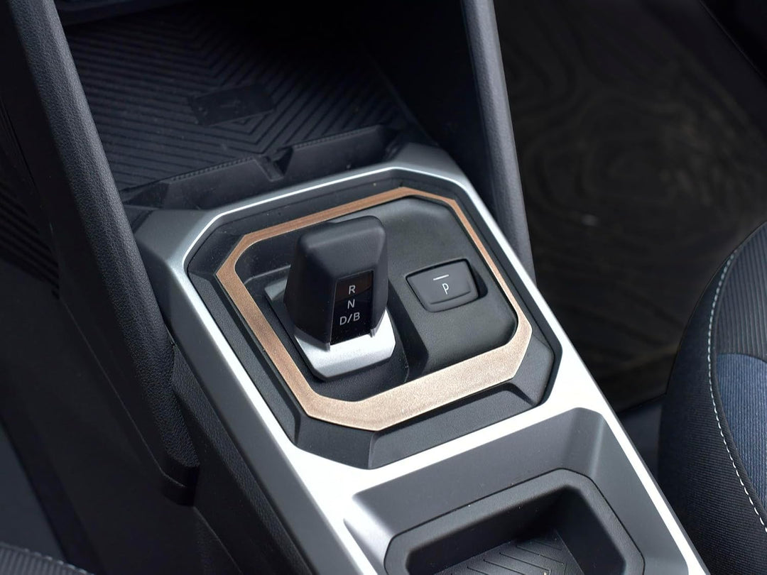 Stahlabdeckung für 2024+ Dacia.Duster III 3 (P1310) | Getriebedekoration - Automatik, KUPFER-BRAUN |