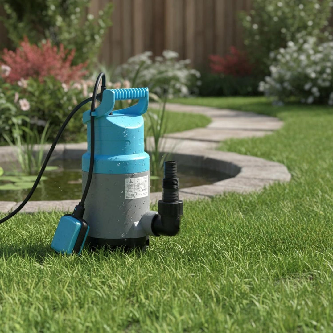 Tauchpumpe FLX 750 (750 W, 13200 l/h, max. Förderhöhe 9 m) – Schmutzwasserpumpe &amp; Klarwasserpumpe -