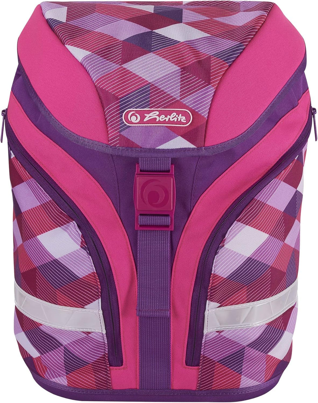 Herlitz 50020362 Schulranzen Motion Plus Pink Cubes, 1 Stück, Pink Cubes