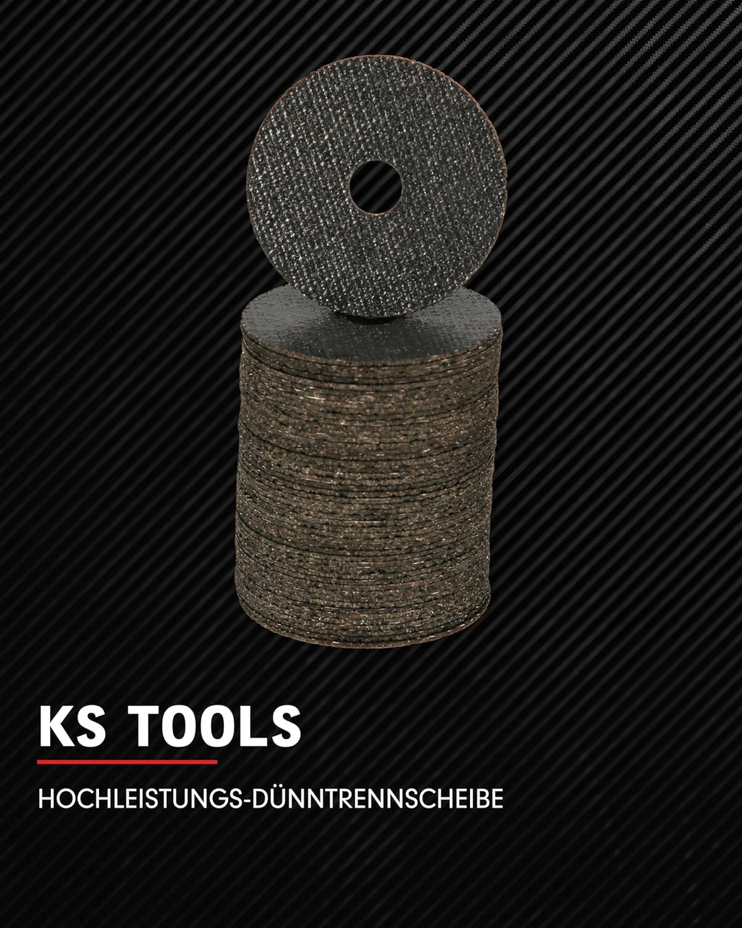 KS Tools Hochleistungs-Dünntrennscheibe Ø 50 mm 515.5056 I 50 x Trennscheiben I Schleifscheibe für B