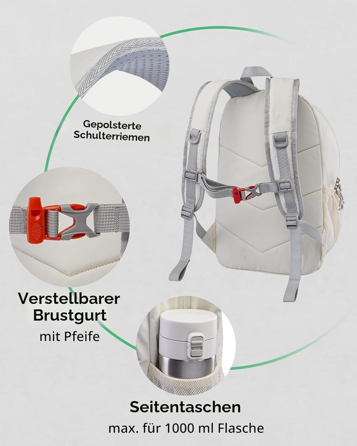 WATERFLY Rucksack Klein Wanderrucksack 12L: Leicht Tagesrucksack Mini Sport Backpack Outdoor Daypack