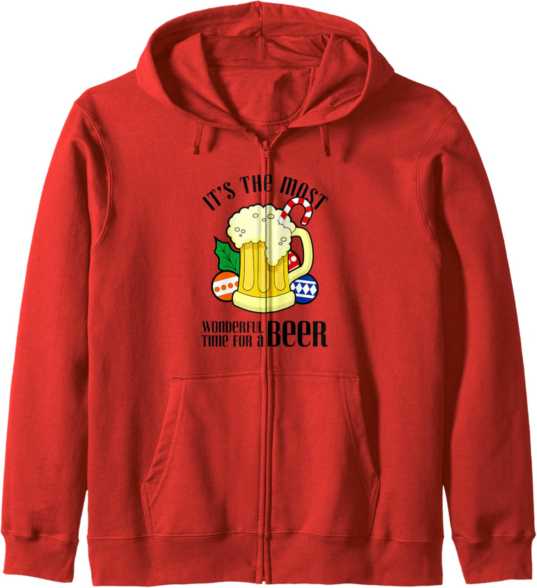 It's The Most Wonderful For A Beer Christmas Kapuzenjacke