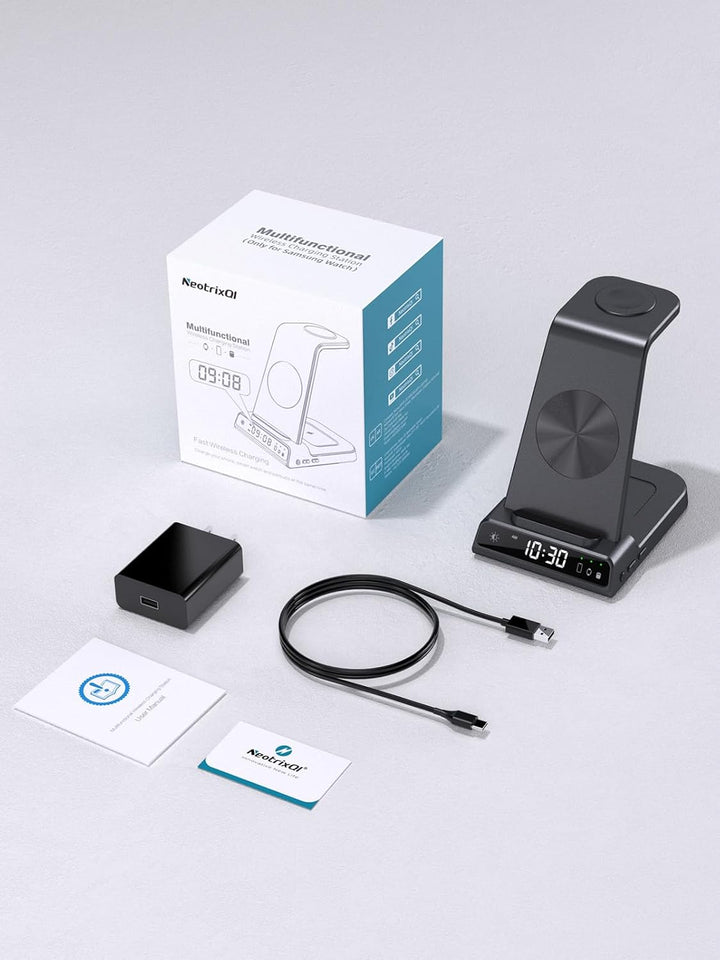 Wireless Charger für Samsung Galaxy S24 Ultra, Induktive ladestation für Samsung Watch 6, 3 in 1 lad