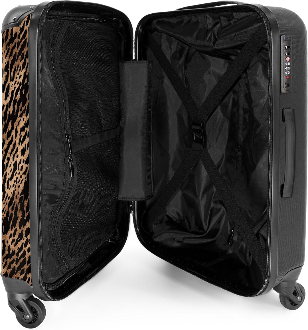 NoBoringSuitcases.com® Handgepäck, Hartschalenkoffer mit TSA Schloss, Trolley, Reisekoffer, Carry on