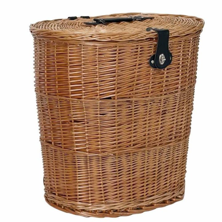 Weidenkorb Gerla Lux mit Deckel und Schultergurt 42 x 30 cm H 40 cm