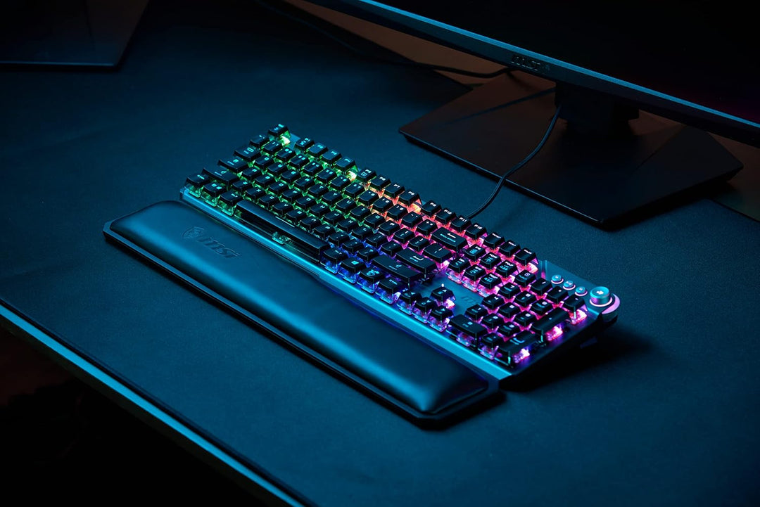 MSI Vigor GK71 Sonic RED DE Gaming Tastatur, QWERTZ & CLUTCH GM20 ELITE Gaming-Maus - 6.400 DPI Opti