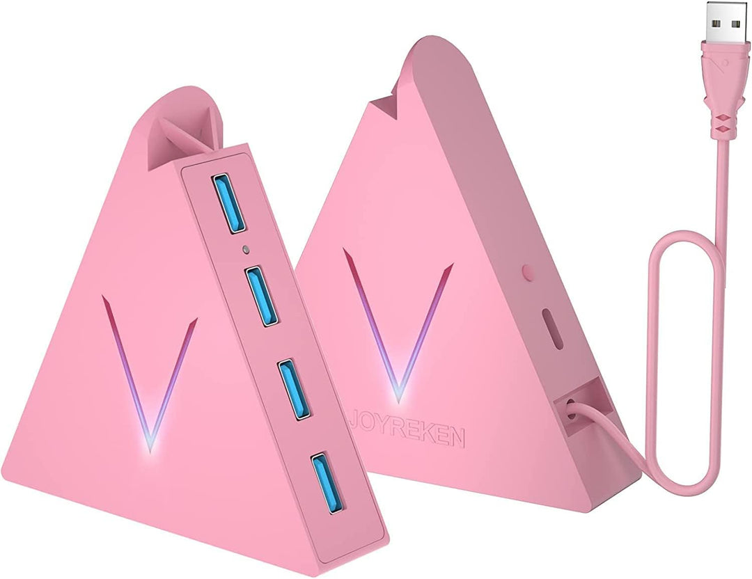 4-Port USB 3.0 Hub,USB 3.0 verlängerung mit verlängertem 60cm Kabel,USB Verteiler für Mac, PC, Xbox