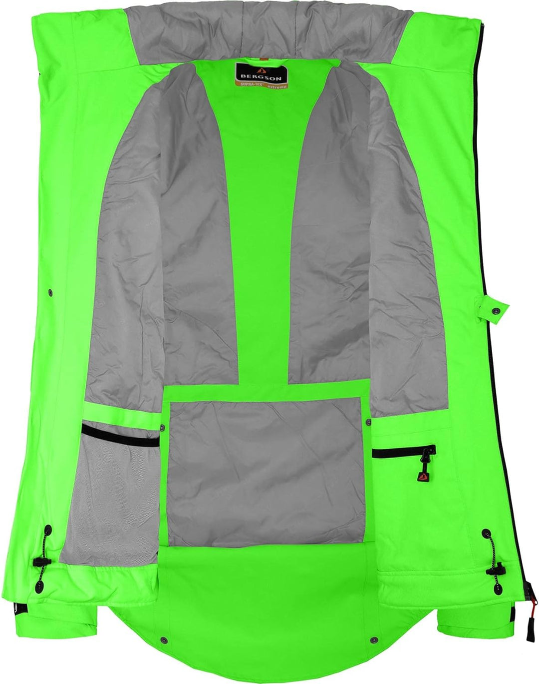 Bergson SKIEN THERMO | Herren Regenjacke, leicht wattiert, recycelt, 20000 mm Wassersäule - recycelt