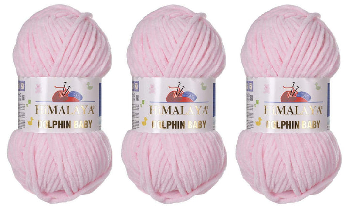 3 Knäuel Himalaya Delphin Baby Garn 395 Yards 3x100g Super Bulky Baby Blanket Garn (80303), 80303