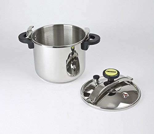 Monix Classica Traditioneller Schnellkochtopf Modern 8 litros silber