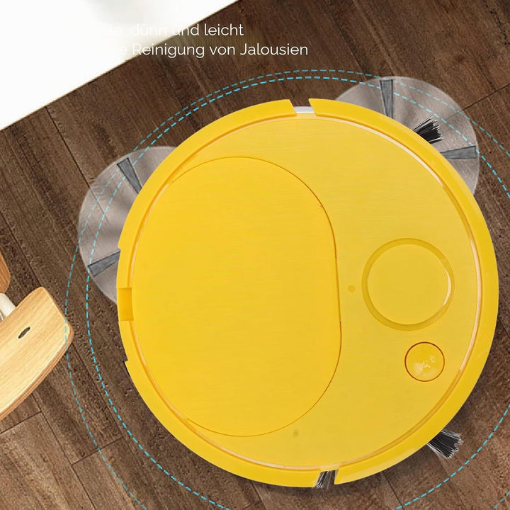 Roboter Staubsauger, USB Lade Mini Smart Kehrroboter, Wischroboter Staubsauger für Holzböden, Fliese