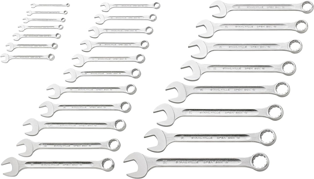 STAHLWILLE 13/26 l Ringmaulschlüssel Set 26-tlg. (6-32 mm)lextrem belastbar l schraubenschonend lMad