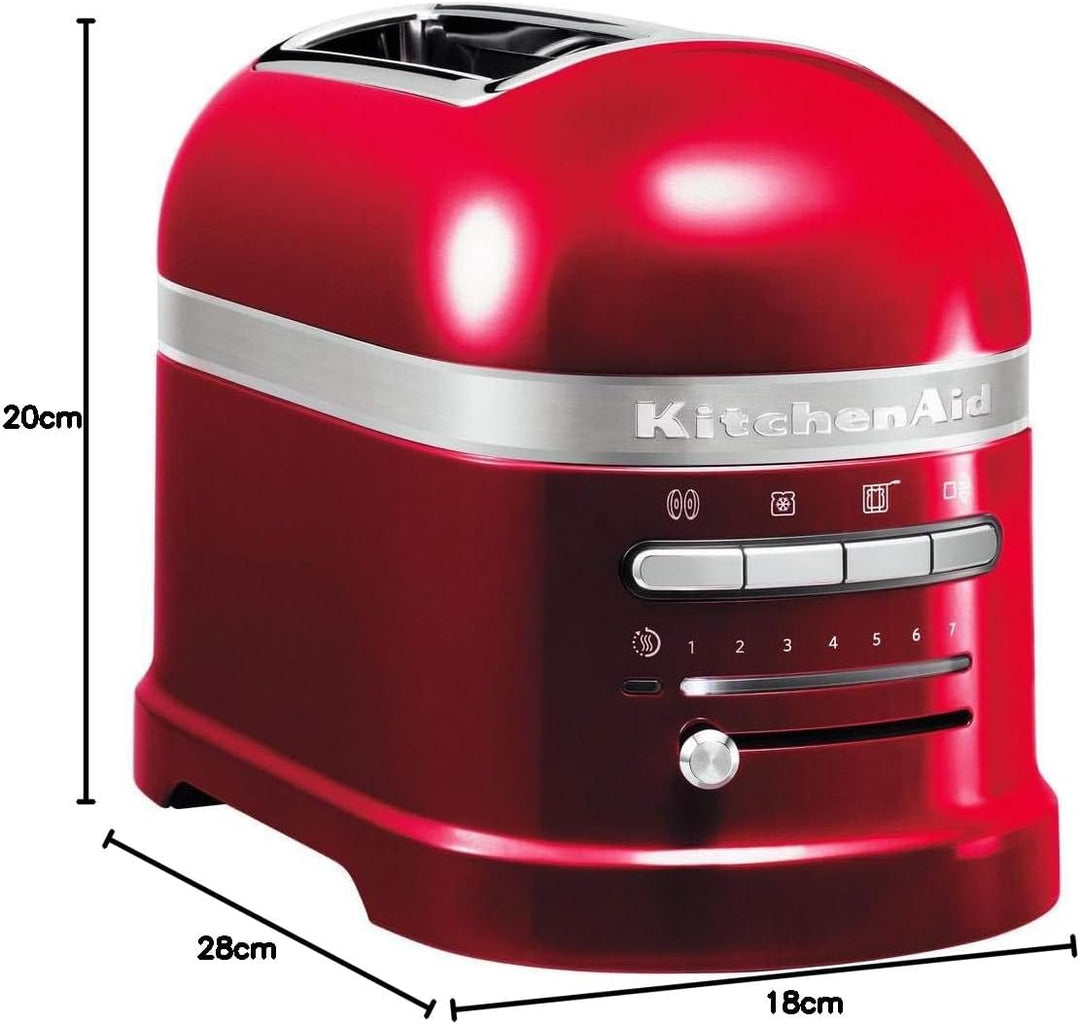 Kitchenaid 5KMT2204ECA Artisan -Toaster für 2 Scheiben, Liebesapfel rot, 220 - 240 V, 50 - 60 Hz