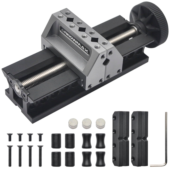ARROWMAX doppelseitiger Mini-Schraubstock – verbessert Präzision und Stabilität beim Handwerk Bench