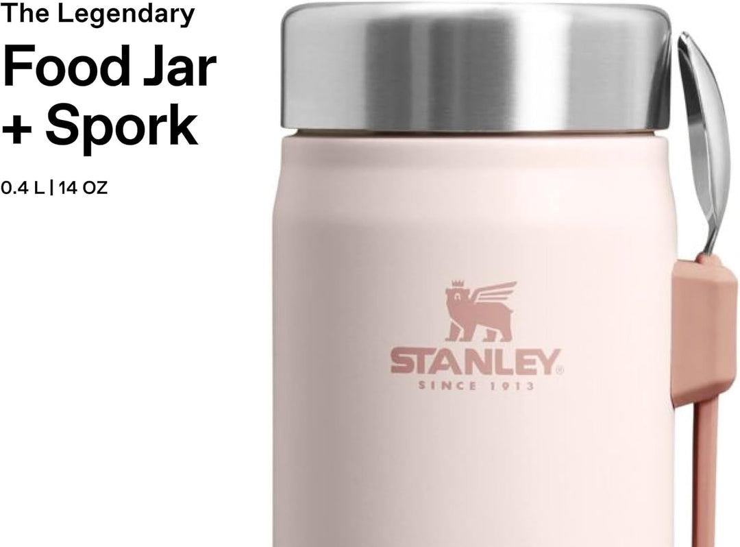 Stanley Classic Legendary Thermobehälter für Essen mit Göffel 400 ml - Hält 7 Stunden Heiss oder Kal