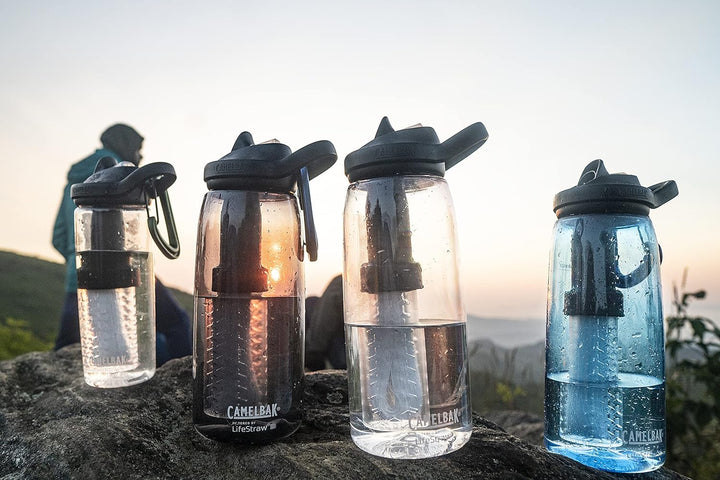 Camelbak Eddy+ gefiltert durch Lifestraw Water Bottle Natürlich Natürlich 600ML, Natürlich 600ML
