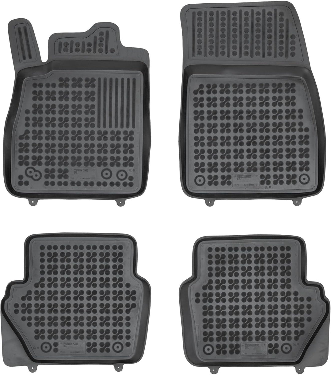 M MOTOS Gummimatten Auto Fussmatte passt für Ford EcoSport II 2012-2022 Verbessern Sie Ihren Reiseko