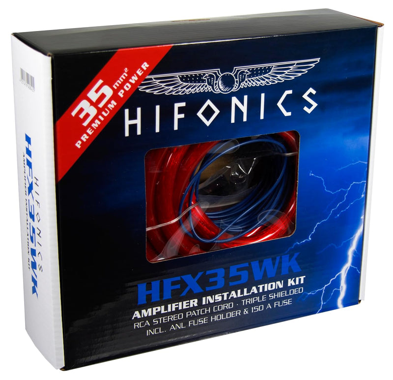 Hifonics Car HiFi Stromkabel-Set 35 mm², 35 mm², 0.5mm²