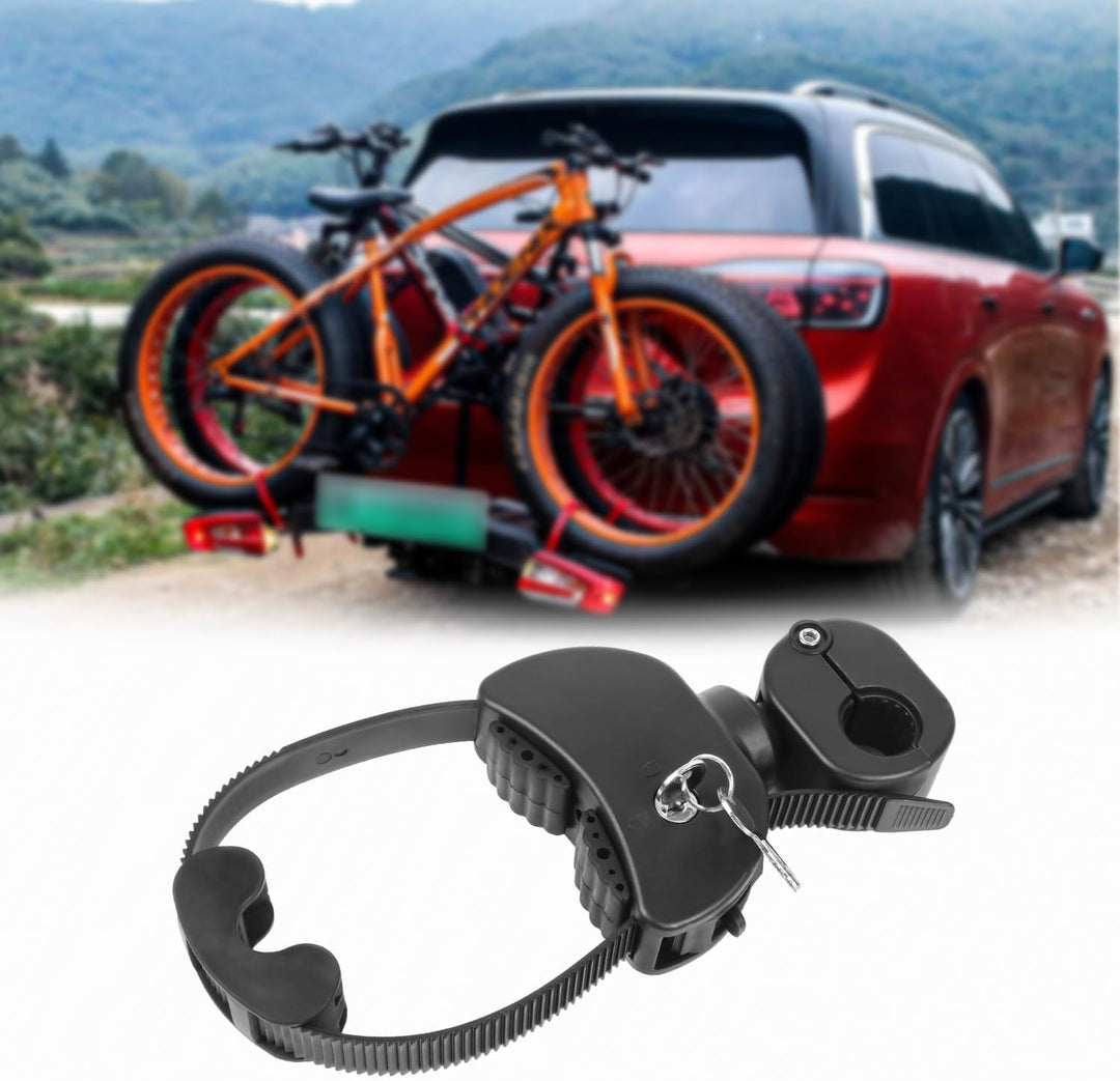 TEOV 1 Stück Rahmenhalter für Fahrradträger Länge 12CM, Verstellbarer Strap-Rahmenhalter für E-Bike