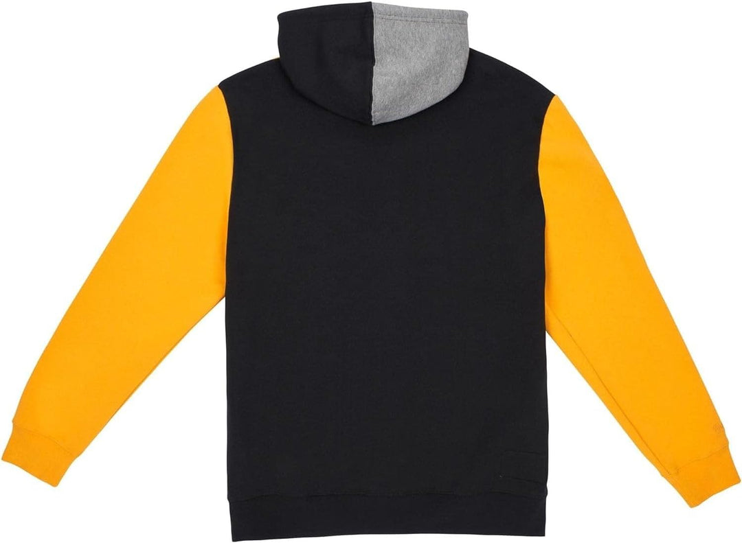 Mitchell & Ness Pittsburgh Steelers Color Blocked NFL Fleece Hoodie, S