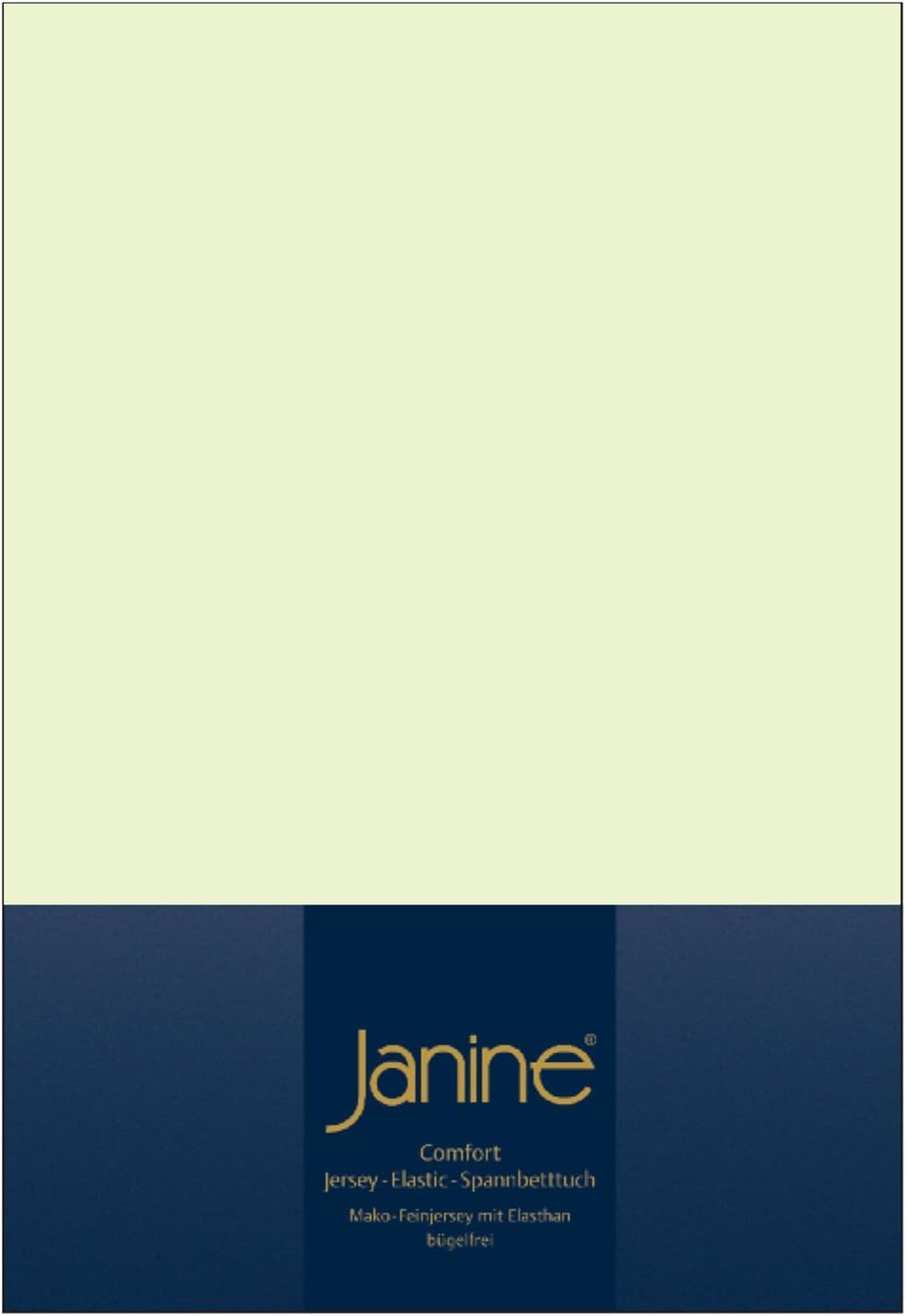 Janine Spannbettlaken Elastic-Jersey Baumwolle/Comfort Elastic 5002, Farbe:hellblau 12, Grösse:100 x