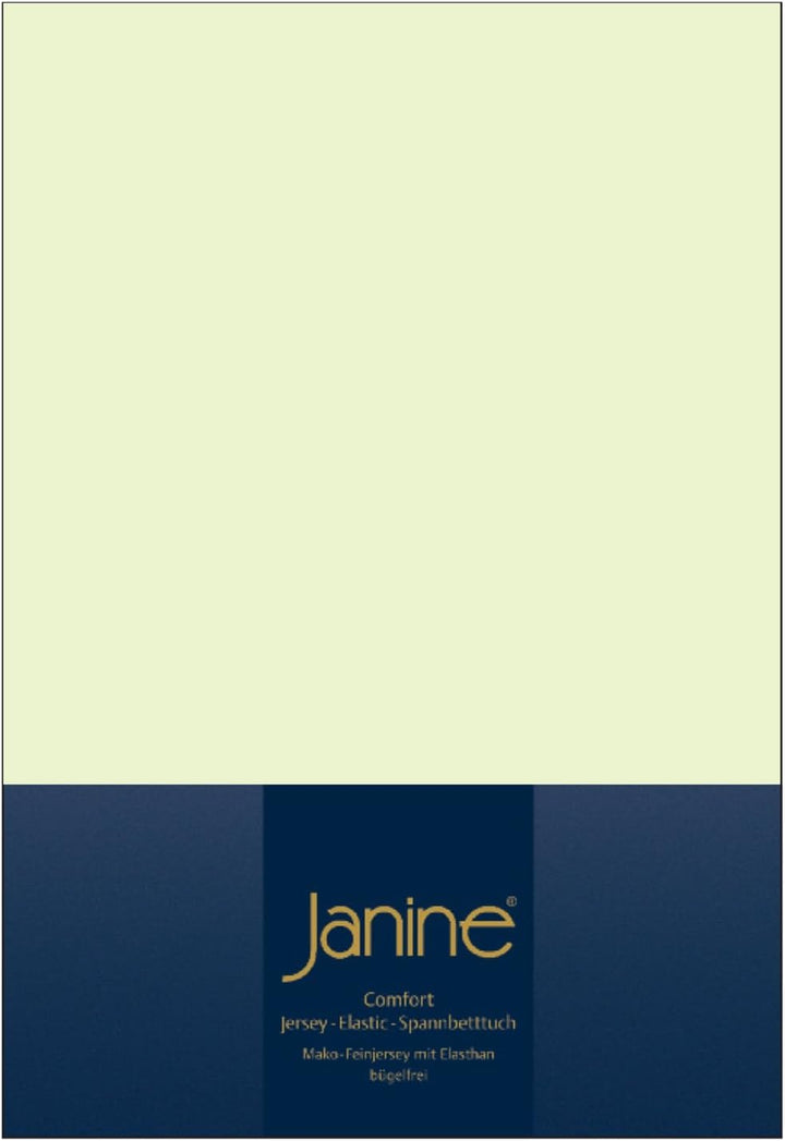 Janine Spannbettlaken Elastic-Jersey Baumwolle/Comfort Elastic 5002, Farbe:hellblau 12, Grösse:100 x