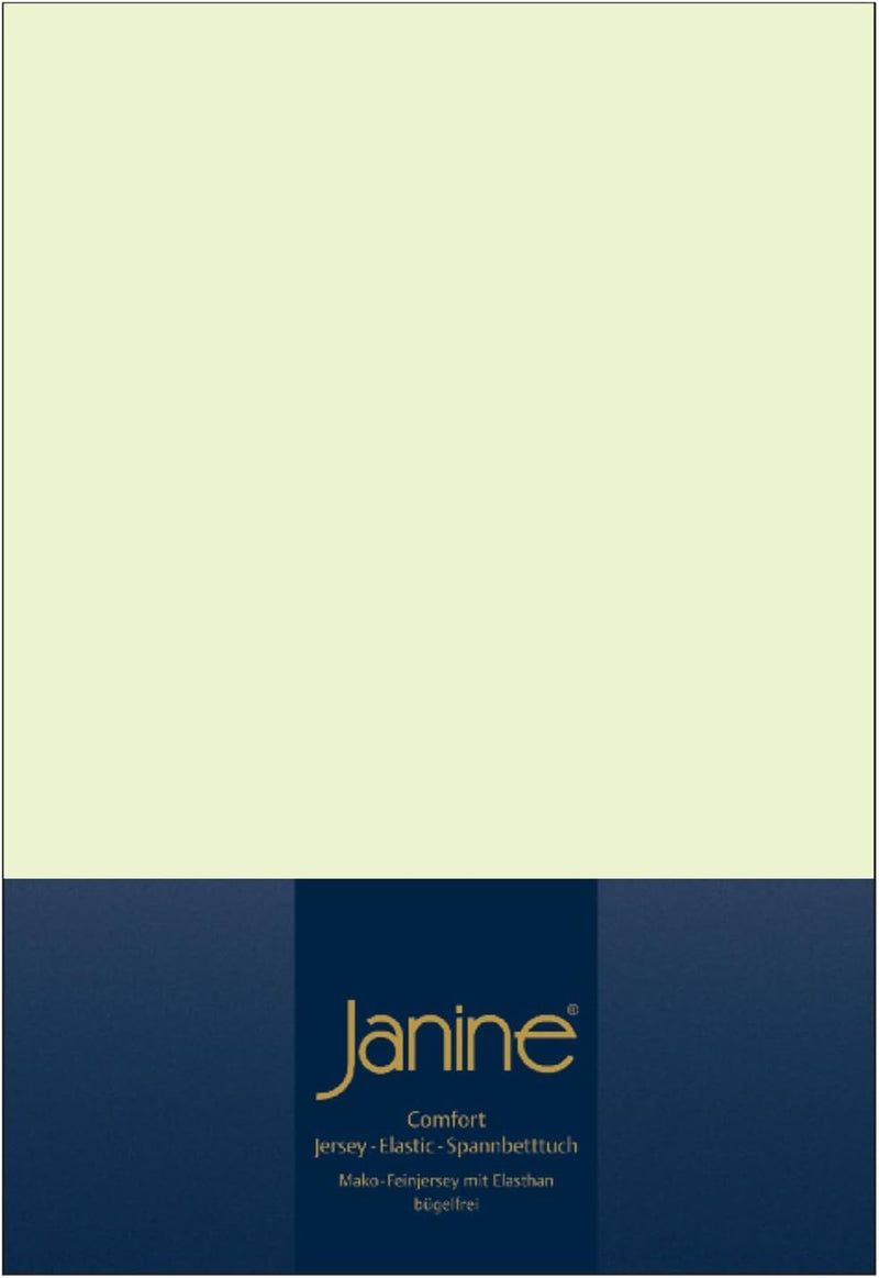 Janine Spannbettlaken Elastic-Jersey Baumwolle/Comfort Elastic 5002, Farbe:hellblau 12, Grösse:100 x