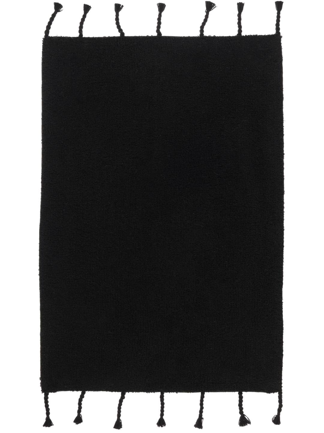RugVista Badematte Zale, 90 x 60 cm, Rechteckig, Mittelflor, Drehbar, Moderner Badteppich, Maschinen