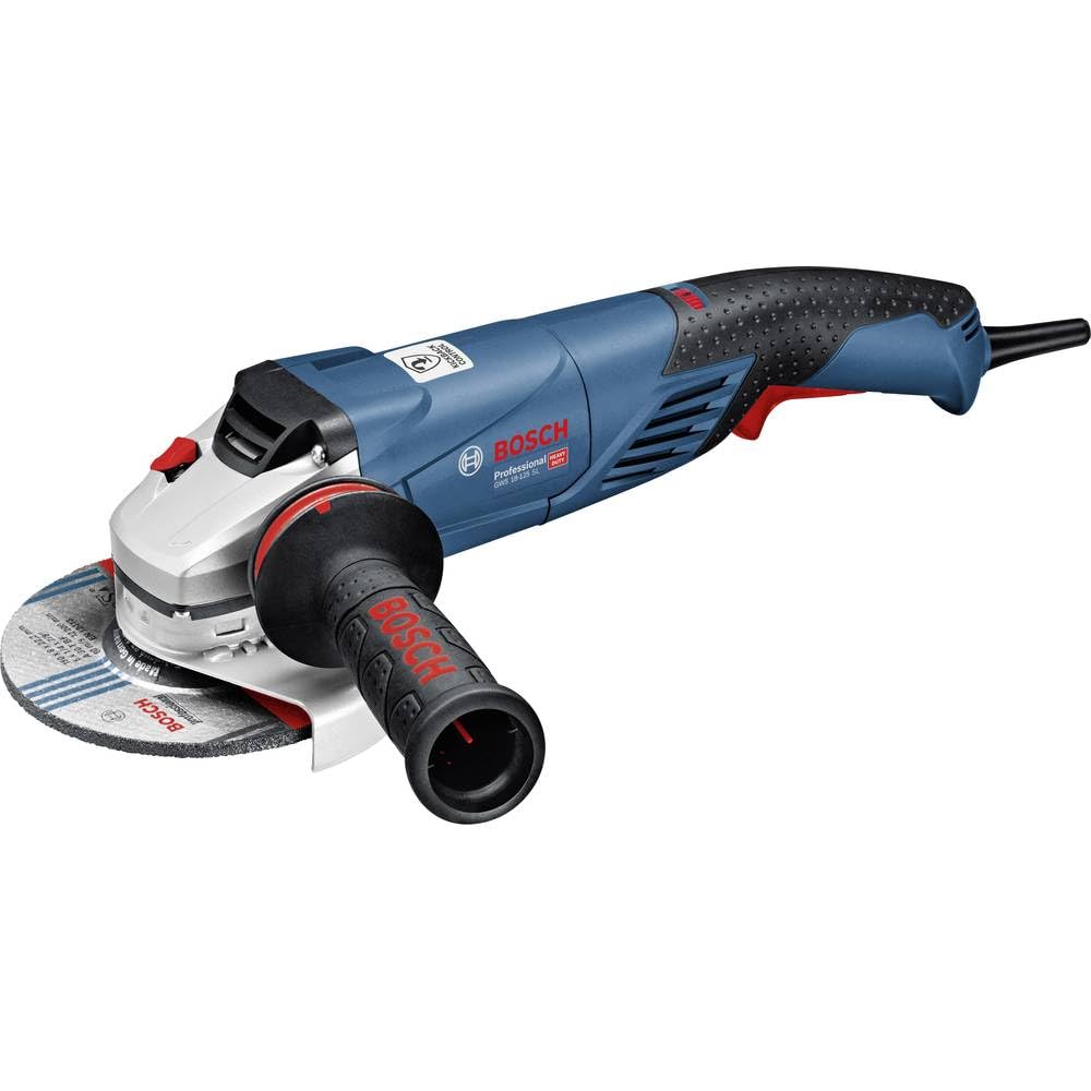 Bosch Professional 06017A3300 Winkelschleifer GWS 18-125 Spl, 1800 W, 240 V, 3 Stück Solo, Solo