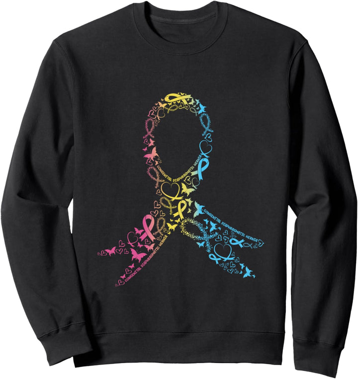 Band zur Aufklärung über angeborene Zwerchfellhernien CDH-Kr Sweatshirt