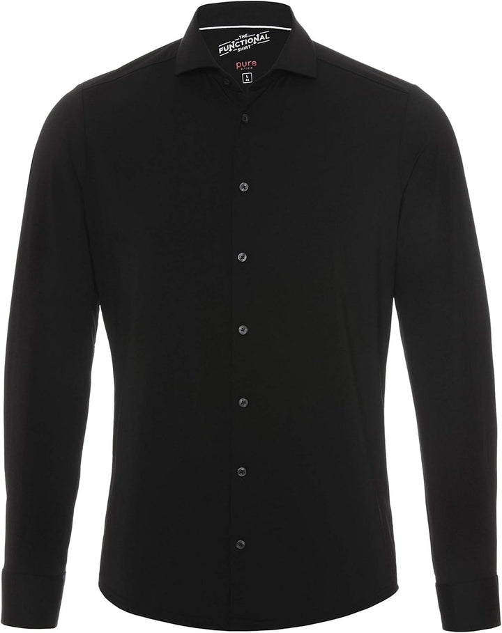 pure h. tico Herren Hemd 38 Schwarz, 38 Schwarz