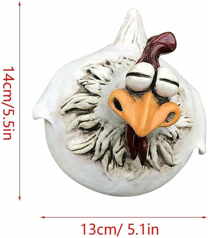 demaxiyad Huhn Deko Garten, Keramik Huhn Gartendeko, Hühner Gartenstatuen, Huhn Gartendeko Für Draus