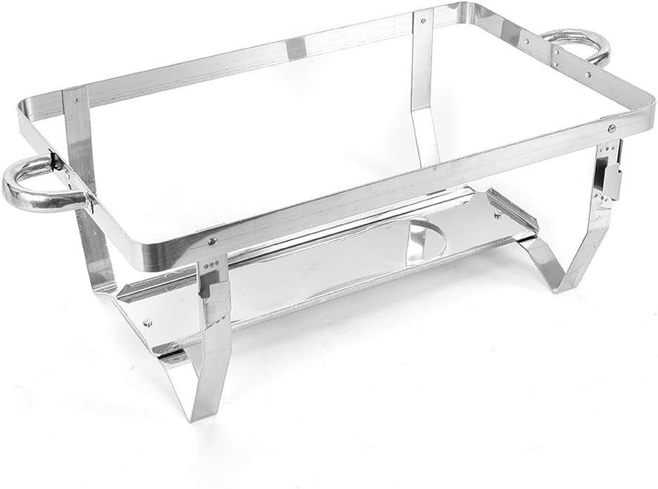 Warmhaltebehälter Essen,Edelstahl Chafing Dish,Speisenwärmer Edelstahl Chafing Dish + Deckel für Cat