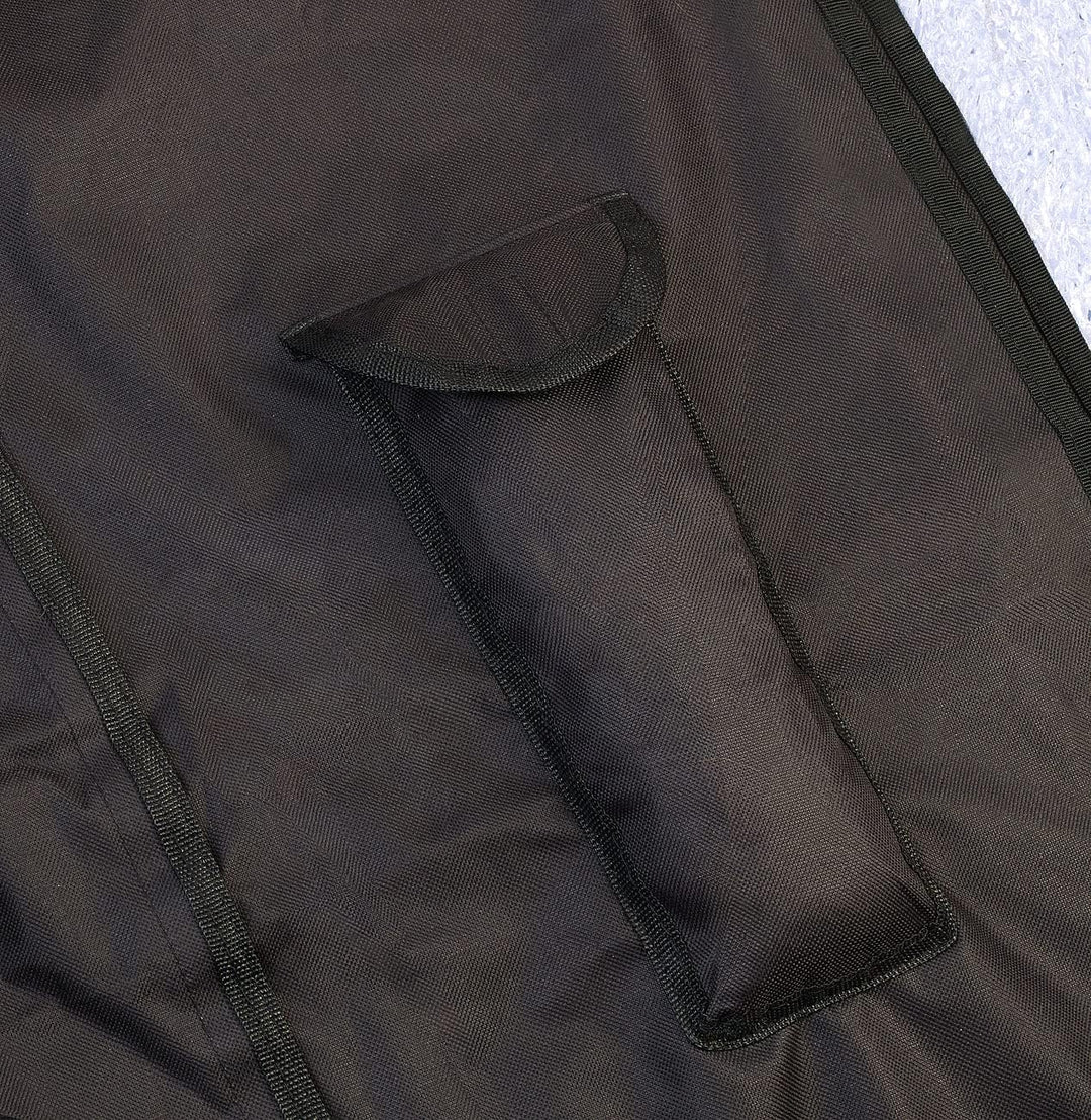 infactory Schutzhülle: Outdoor-TV-Abdeckung, für Geräte mit 55" - 58", wetterfest, schwarz (Fernsehe