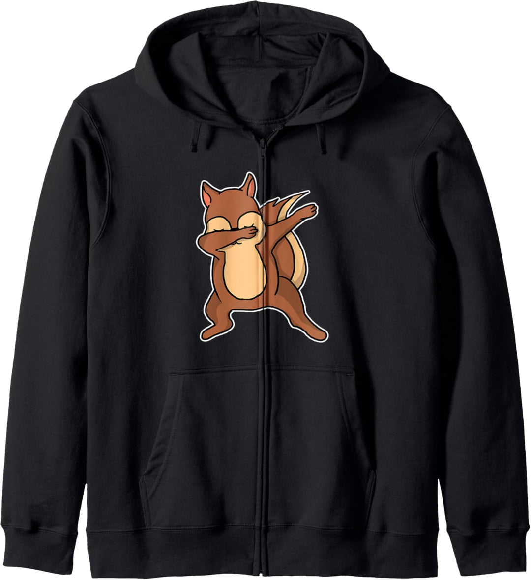 Lustiges Dabbing Eichhörnchen Geschenk Nagetier Dab Dance Kapuzenjacke