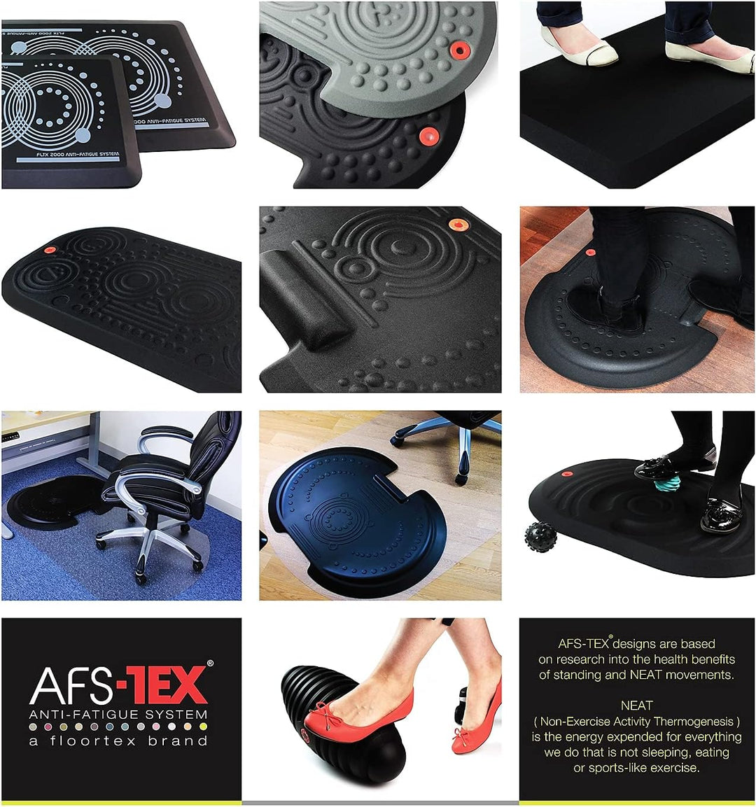 AFS-TEX 2000 | Anti-Müdigkeit-Matte für Küche, Zuhause, Büro, Stehschreibtische | Grosse Anti-Ermüdu