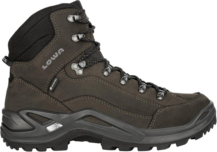 LOWA Wanderstiefel Renegade GTX MID Ws wasserdicht 42.5 EU Dunkelbraun Schwarz, 42.5 EU Dunkelbraun
