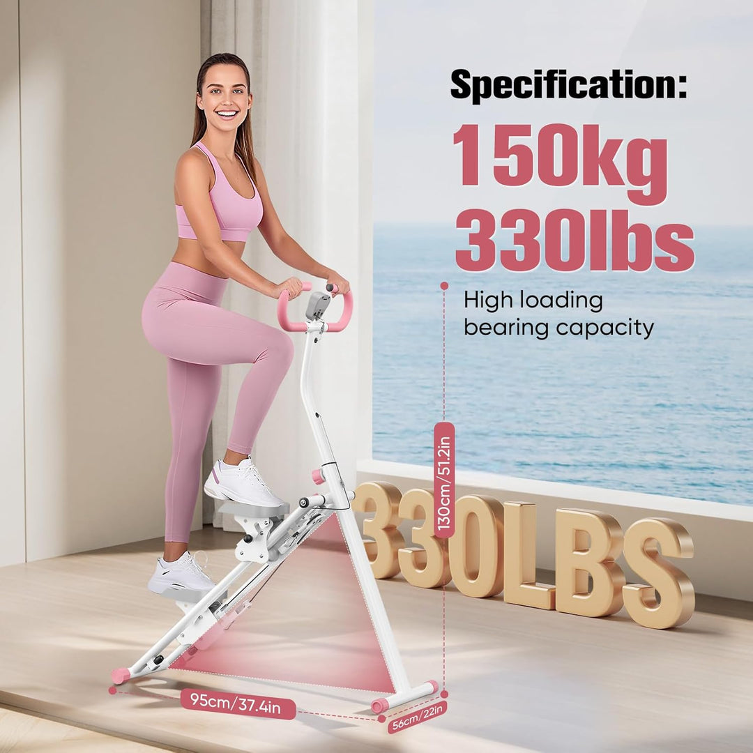 2025 Neuer Home-Fitness-Stepper, tragbarer Cross-Training-Stepper mit LCD-Bildschirm, einstellbare H