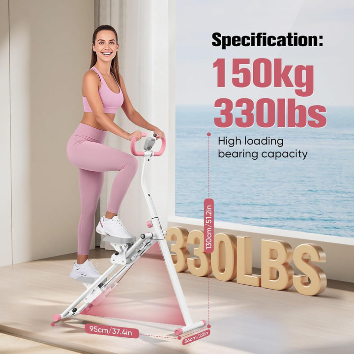 2025 Neuer Home-Fitness-Stepper, tragbarer Cross-Training-Stepper mit LCD-Bildschirm, einstellbare H