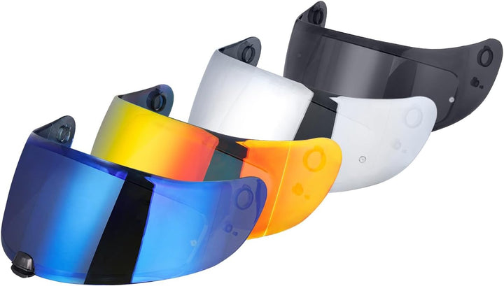 Helmvsier für C70 FG-17 IS-17,Motorradhelm Visier,Motorrad Windschutz Helm Objektiv Visier Vollgesic