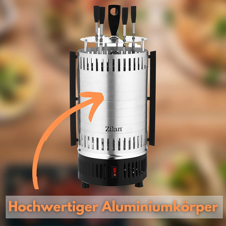 Schaschlik Grill Kebap Grill Döner Grill Schaschlikgrill Elektrogrill Tischgrill Kebap Maker Partygr