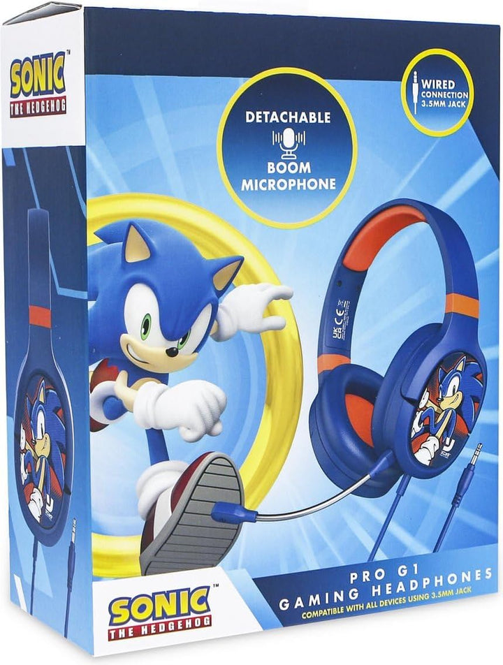 OTL Technologies SH0901 Sonic The Hedgehog Pro G1 Wired Gaming Headphones