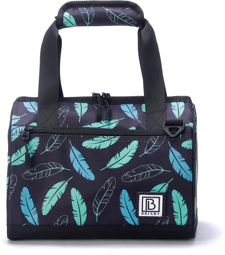 Brisby Kühltasche - 10L, Lunchtasche Damen, Vierschicht isolierte Kühltasche mit Kühlelemente, viels