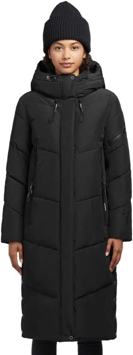 khujo Damen Steppmantel Sonje 5 XS Schwarz, XS Schwarz