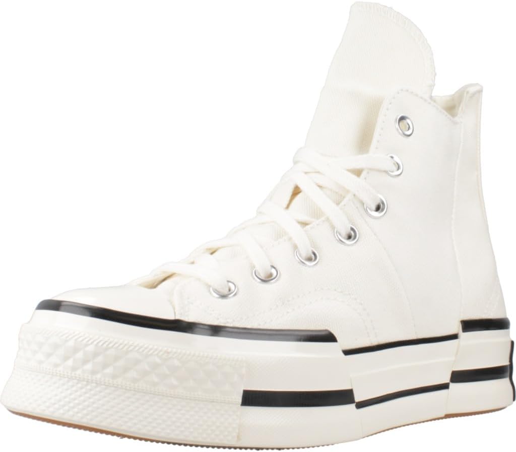 Converse Damen Chuck 70 High Embroidered Lips 38 EU Cremefarben, 38 EU Cremefarben